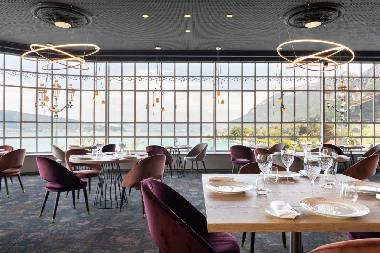 Le Palace De Menthon ภายนอก รูปภาพ Restaurant